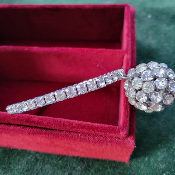 Vintage art deco rhinestone bracelet